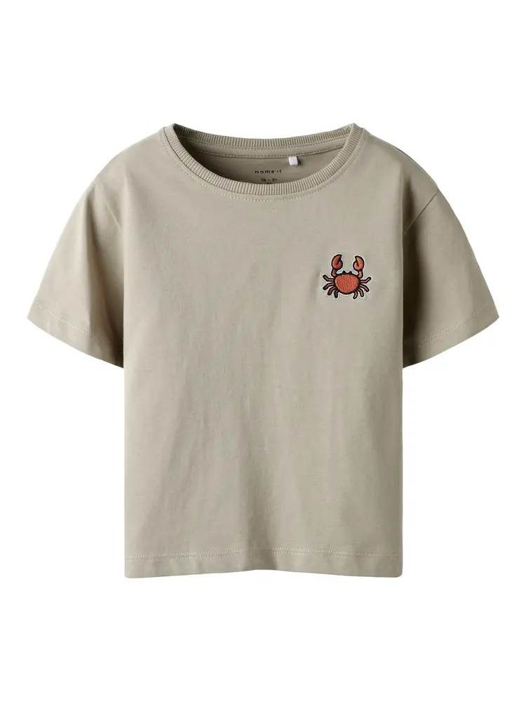 Frank T-Shirt - Aluminium - 110 | Barnkläder - Toppar - T-shirts & toppar | BabyMode