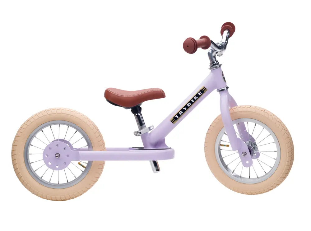 Springcykel 2 Hjul - Vintage Lila
