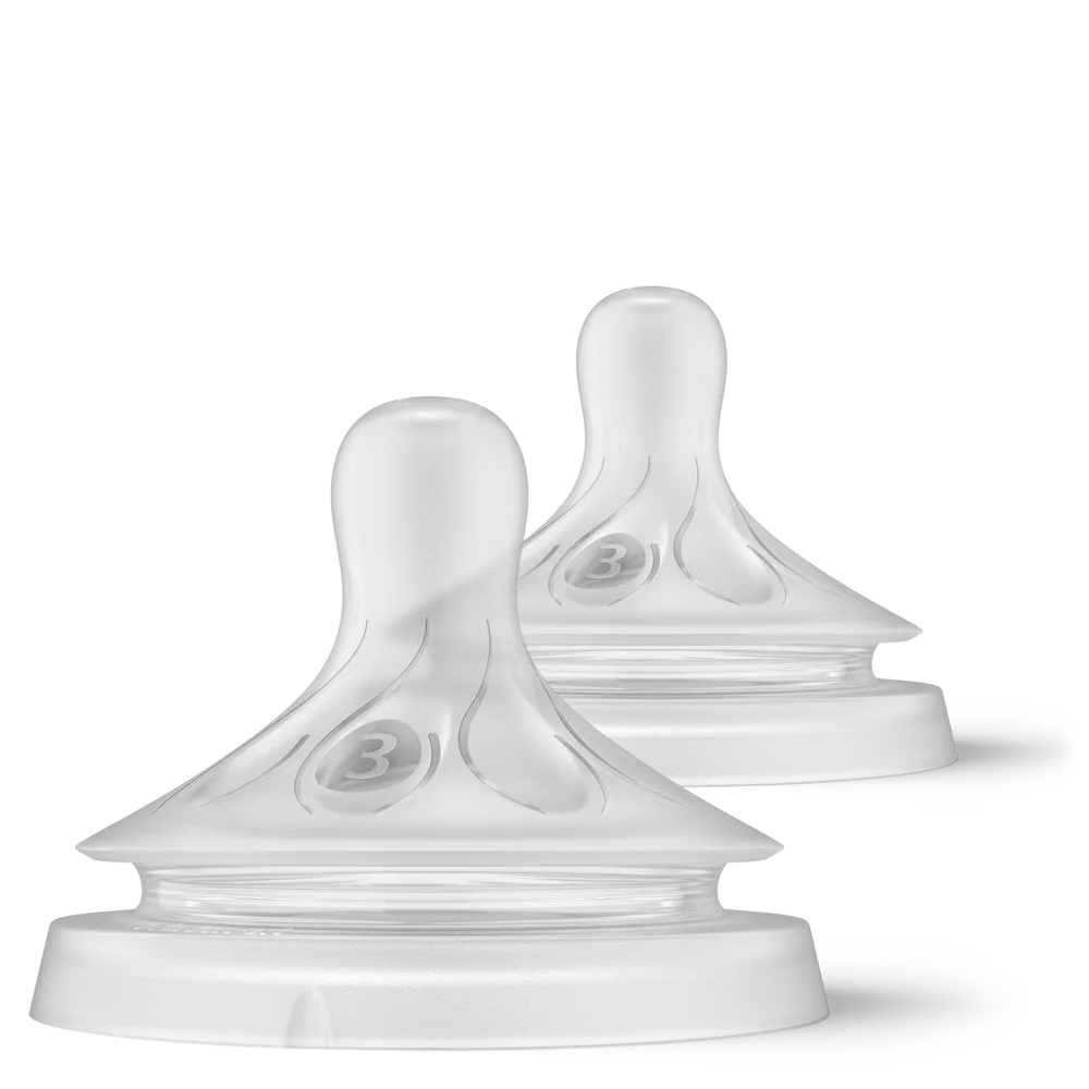 Natural Response Flasknapp 2-pack - Flow 3 | Baby & Barn - Äta - Nappflaskor | BabyMode