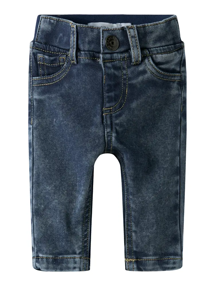 Silas Twist Bru Jeans - Dark Blue Denim - 68 | Barnkläder - Underdelar - Byxor | BabyMode