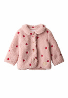 Molo Ummi Fleece Jacka - Red Hearts Soft