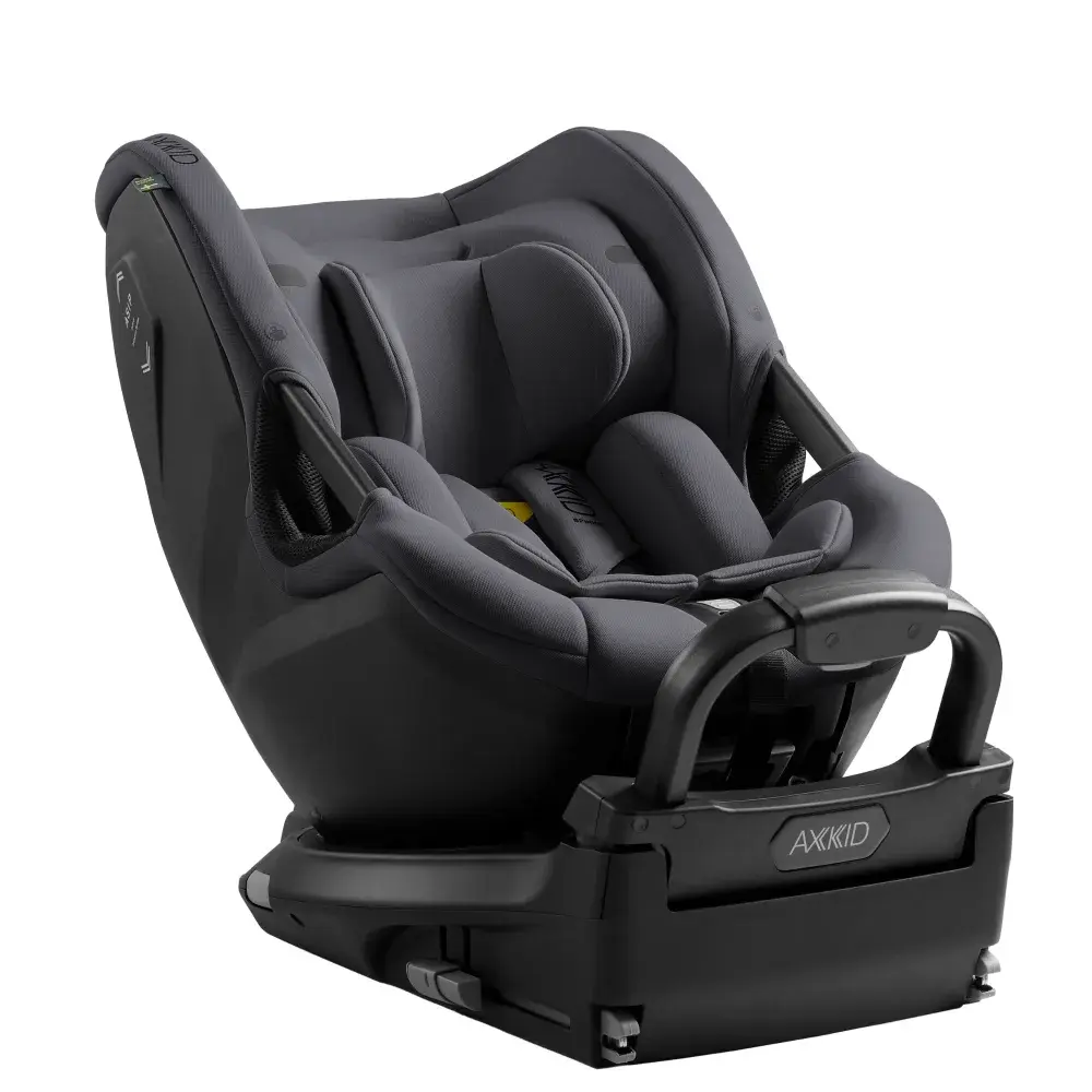 Axkid Spinkid 2 Bilbarnstol - Arctic Mist Grey | Bilbarnstolar - Bakåtvända bilbarnstolar 9-36 Kg - Bakåtvända bilbarnstolar upp till 23 kg | BabyMode