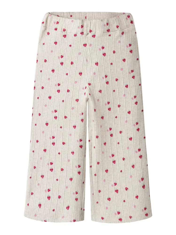 Name It Jelly Wide Byxor - Peyote Melange - 98 | Barnkläder - Underdelar - Byxor | BabyMode