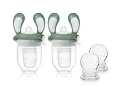 Foodfeeder Startpaket 2-pack - Green | Baby & Barn - Äta - Smaknappar | BabyMode