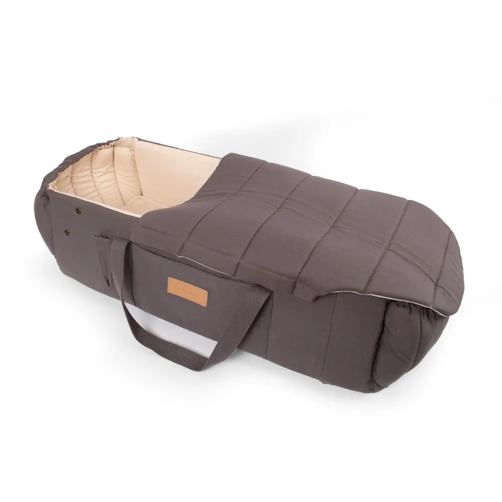 Filibabba Frida Swift 2.0 Babynest - Grey | Barnvagnar - Barnvagnstillbehör - Baby nest med handtag | BabyMode