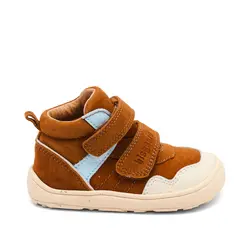 Becky Barefoot Sneaker - Cacao | Skor - Sneakers - Sneakers med kardborre | BabyMode