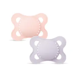 Original Silk Napp 0-6 mån 2-pack - Pink Unprint | Baby & Barn - Sköta - Nappar | BabyMode