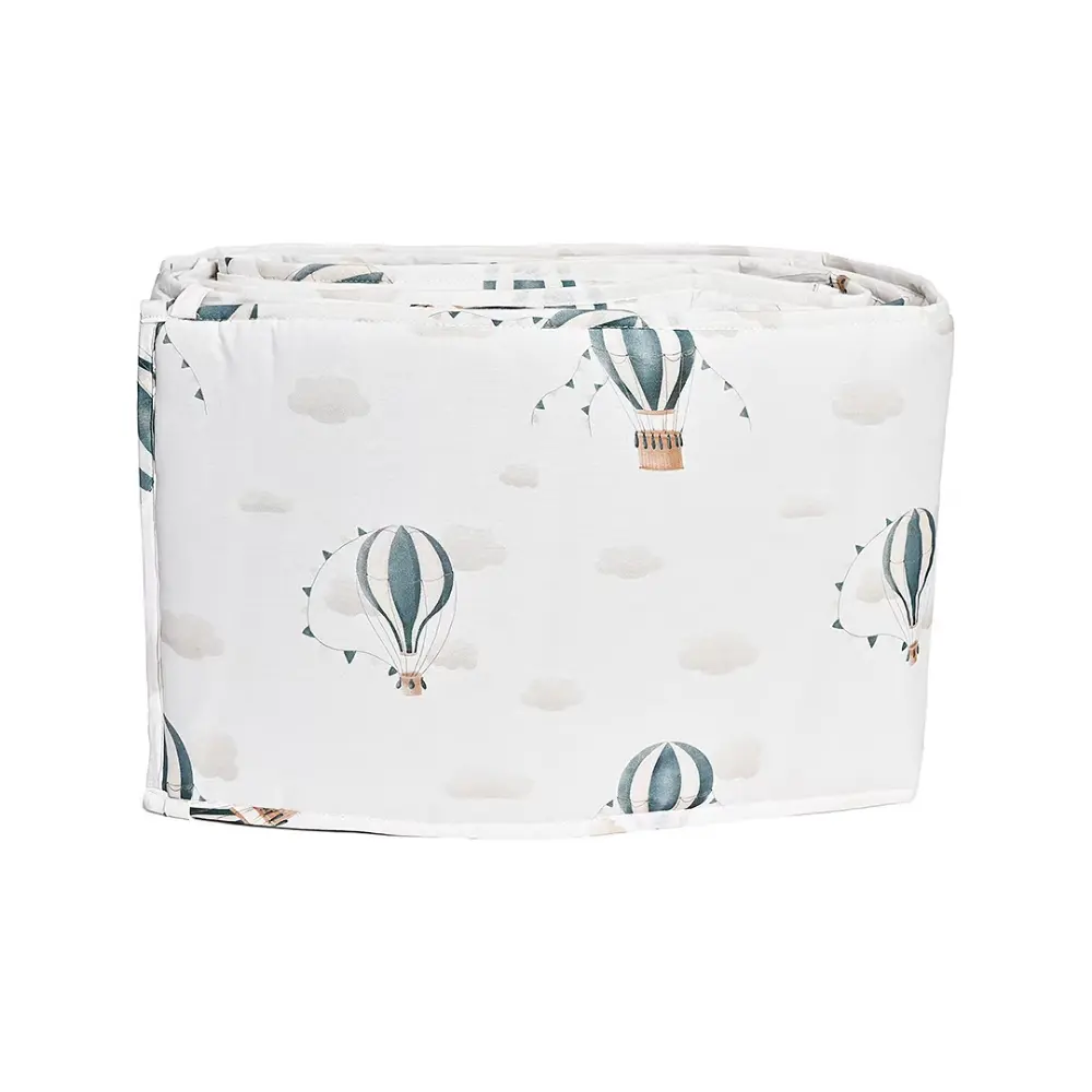 Mini Dreams Spjälskydd Vintage Balloon - Blå | Barnrum - Textilier - Spjälsängsskydd | BabyMode