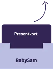 Innehåll i BabySams babypaket: presentkort på 150 kr