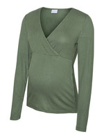 Trinity tess LS top - AGAVEGREEN