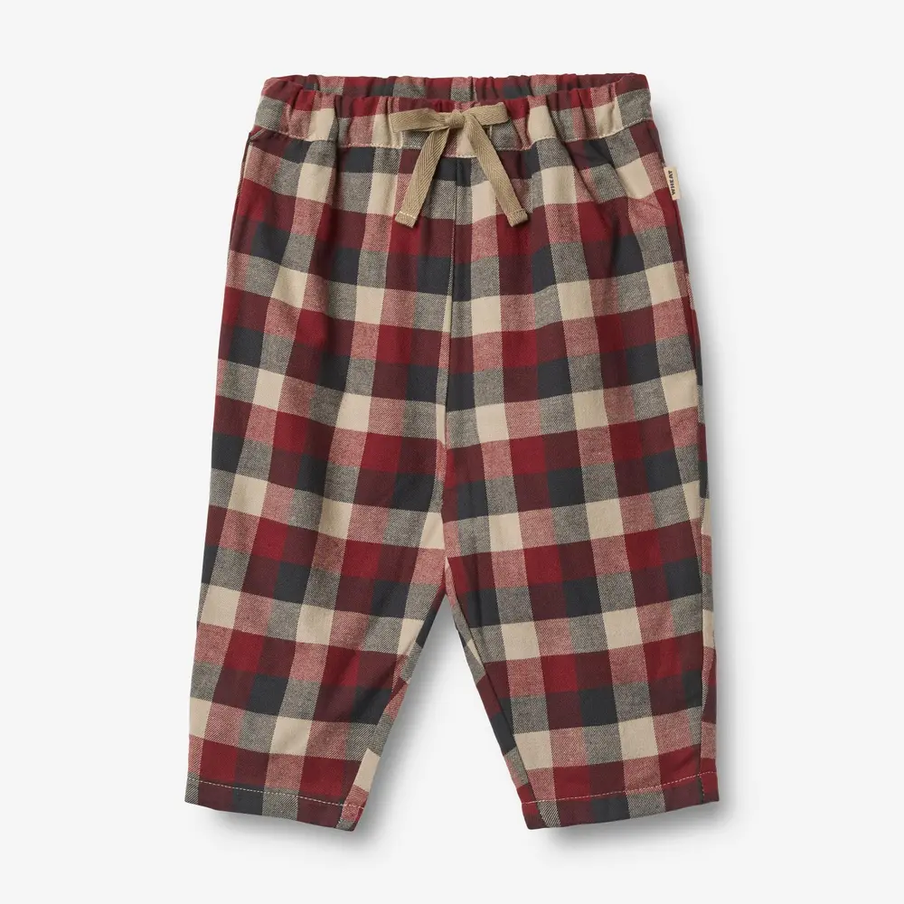Wheat Arne Byxor - Blue Holiday Check - 92/2 ÅR