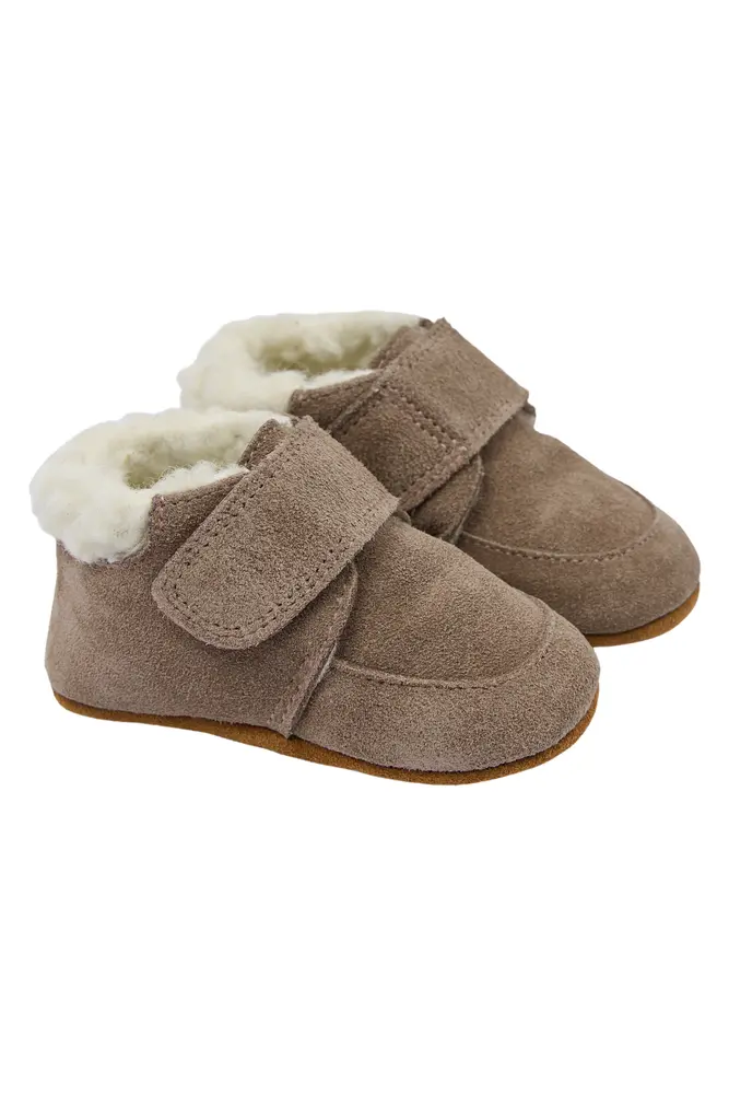 PomPom Prewalker Velcro m. Foder - Taupe - 27/28