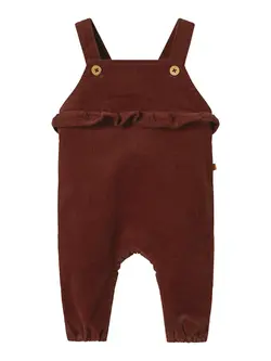 Obert Cord Hängselbyxor - Hot Chocolate | Kläder - Underdelar - Hängsel & jumpsuits | BabyMode