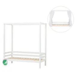 ECO Dream Himmesäng vit, med himmel | Barnrum | BabyMode