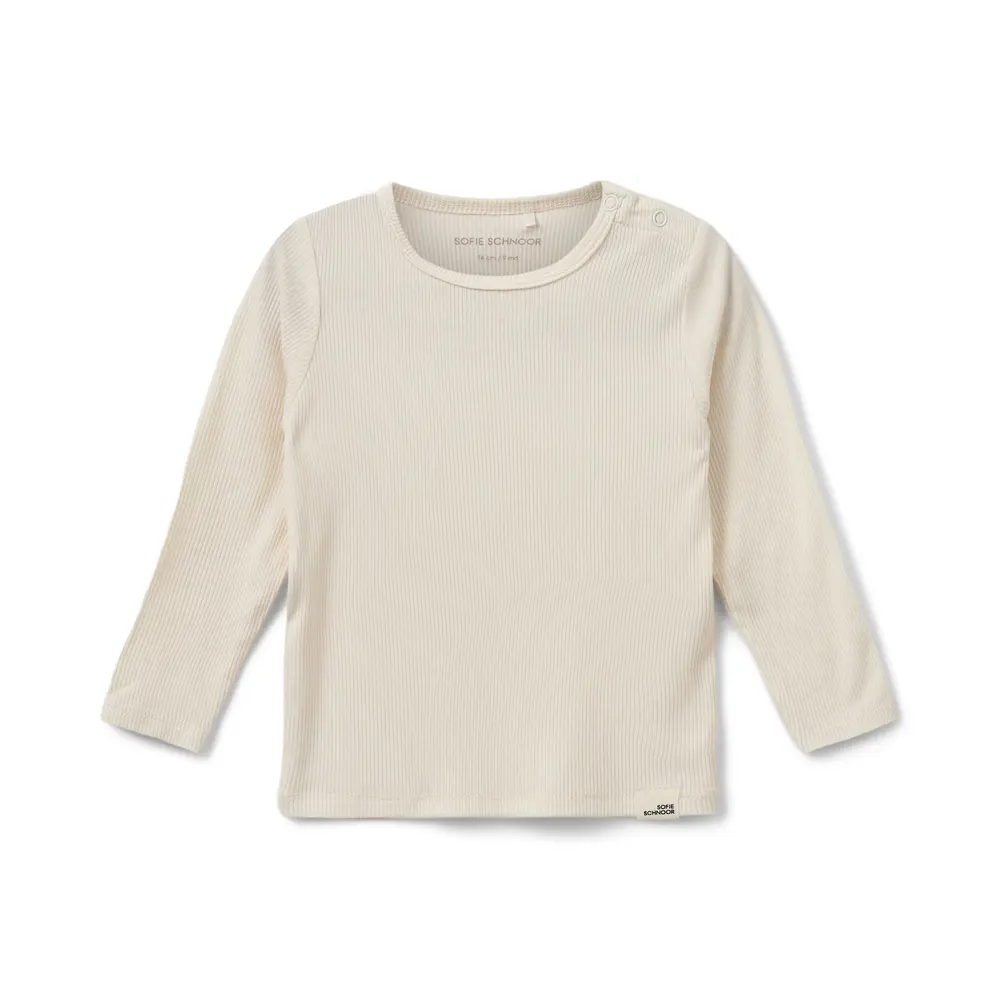 Petricia Långärmad Tröja - Off White - 86 | Barnkläder - Toppar - Blusar | BabyMode