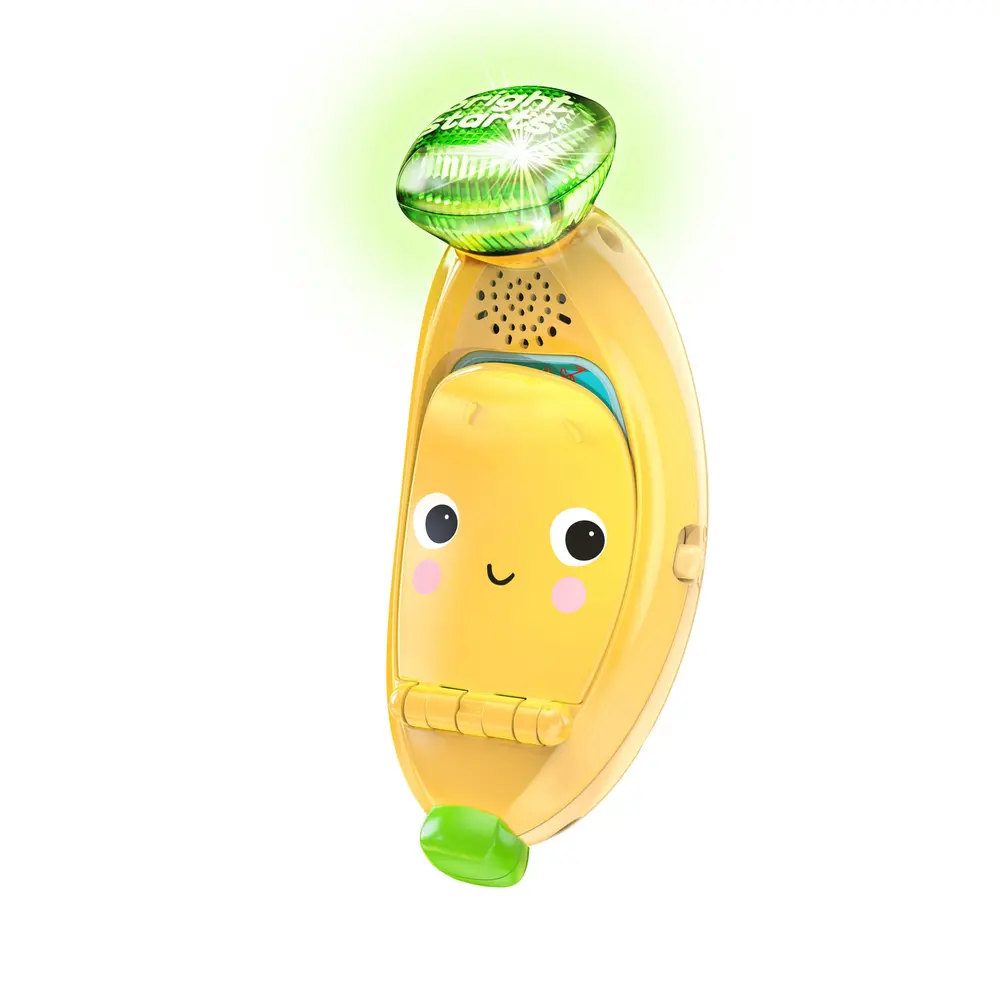 Aktivitetsleksak Banantelefon Bablin Banana | Leksaker - Babyleksaker - Leksakstelefoner och surfplattor | BabyMode