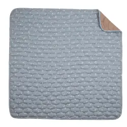 Quiltad filt, 90x90 cm - Stars | Barnrum - Textilier - Filtar & swaddlers | BabyMode