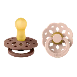 Napp Boheme 2-pack 6-18 mån - Woodchuck/Blush | Baby & Barn - Sköta - Nappar | BabyMode