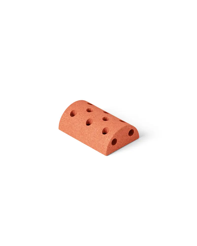 Block Round Burnt Orange | Leksaker - Aktivitetsleksaker - Motorikleksaker | BabyMode