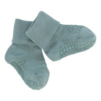 Skridsikre Strømper - Bamboo - Dusty blue