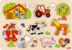 Pussel, Bondgård | Leksaker - Spel & pussel - Pussel | BabyMode