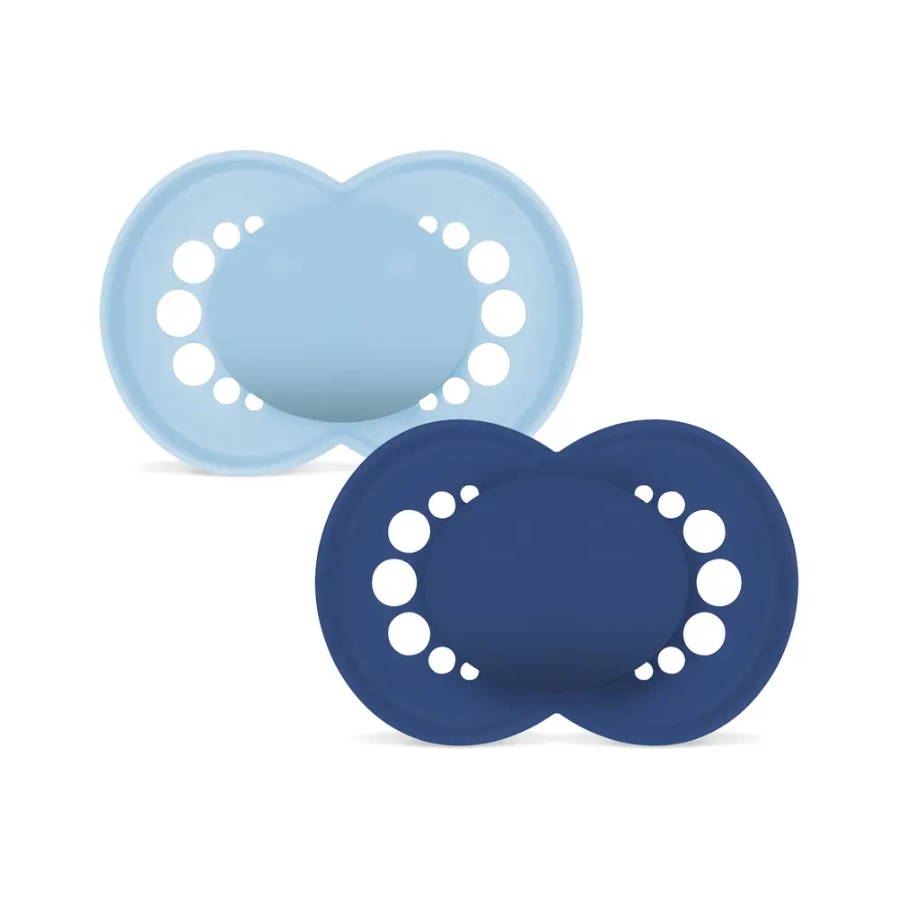 Original Silk Napp 16-36 mån 2-pack - Blue Unprint | Baby & Barn - Sköta - Nappar | BabyMode