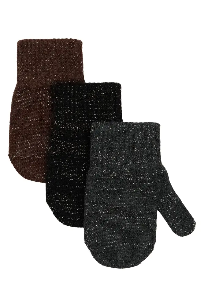 Magic vantar 3 pak med lurex - Antrazite - 0-2 ÅR
