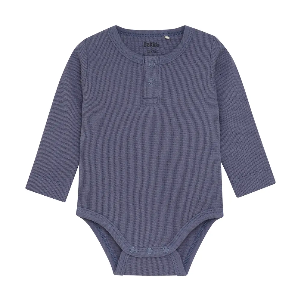Långärmad Body Solid - 9710 - 70 | Barnkläder - Bodys & overaller - Långärmad body | BabyMode