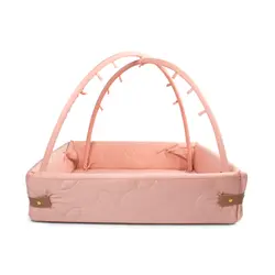 Aktivitetsnäste - Mjuk quilt - Misty Rose | Leksaker - Babyleksaker - Babygym & Aktivitetsmattor | BabyMode