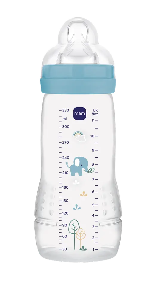 MAM Easy Active Baby Bottle 330ml - Blue | Baby & Barn - Äta - Nappflaskor | BabyMode