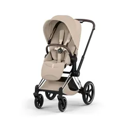 Cybex Priam Sittvagn - Style - Cozy Beige/Chrome Brown | Barnvagnar | BabyMode