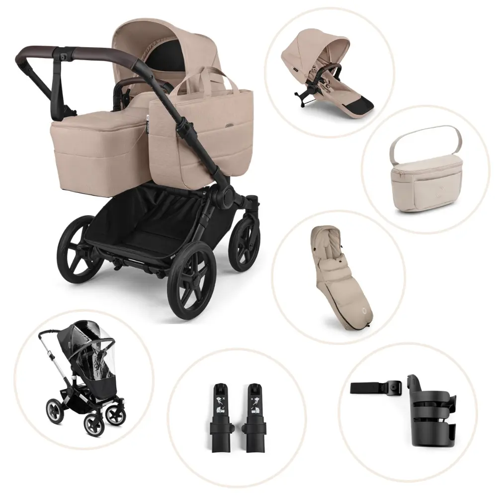 Bugaboo Donkey 6 Barnvagn Desert Taupe Melange