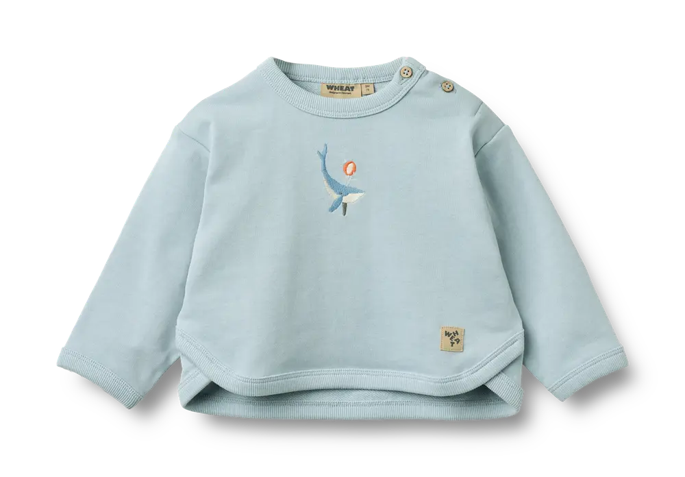 Emery Sweatshirt - Summer Sky - 68 | Barnkläder - Toppar - Koftor, västar & tröjor | BabyMode