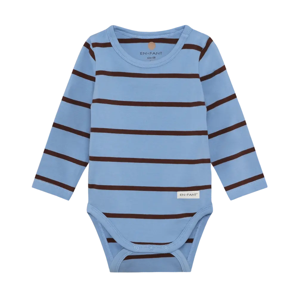 En Fant Långärmad Body - Bel Air Blue - 62