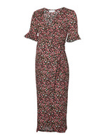 Patrizia tess midi kjole - BLACK