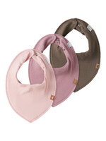 Name It Yvette Rib Bib 3-Pack - Lotus