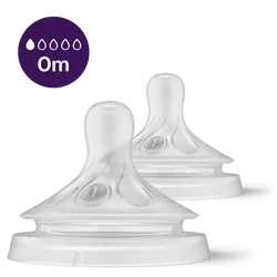 Natural Response Flasknapp 2-pack - Flow 1 | Baby & Barn - Äta - Nappflaskor | BabyMode