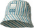 Tilo Badge Hatt - Aqua Stripe