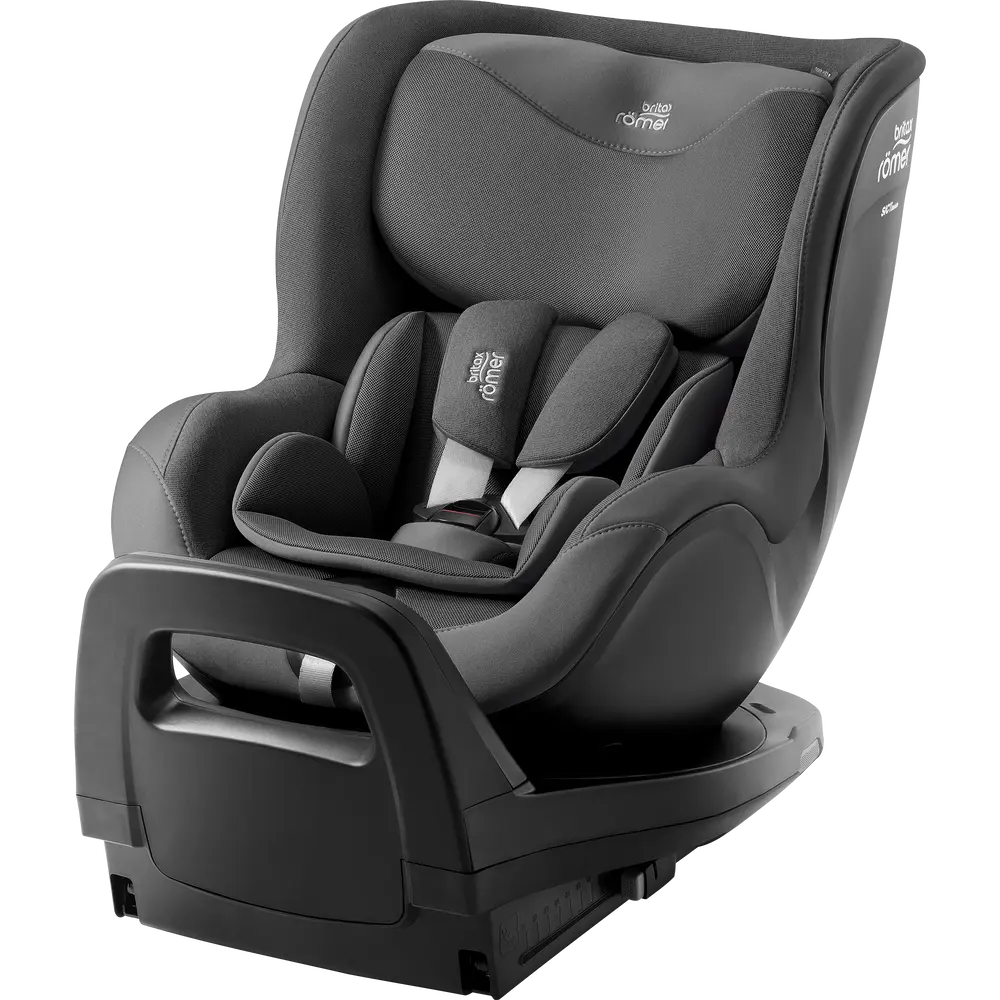 Britax Römer Dualfix Pro M Style Bilbarnstol - Mineral Grey | Bilbarnstolar - Bakåtvända bilbarnstolar 9-36 Kg - Bakåtvända bilbarnstolar upp till 23 kg | BabyMode
