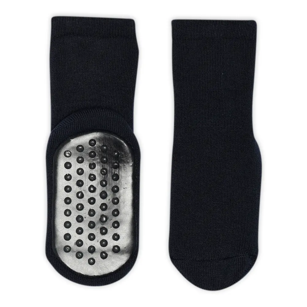 Ankelstrumpor Med Gummisula - Navy - 22/24 | Barnkläder - Strumpor & strumpbyxor - Halkfria strumpor | BabyMode