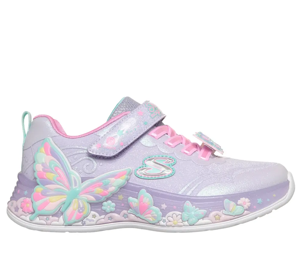 Butterfly Bliss - Purple - 30 | Barnskor - Sneakers - Sneakers med kardborre | BabyMode
