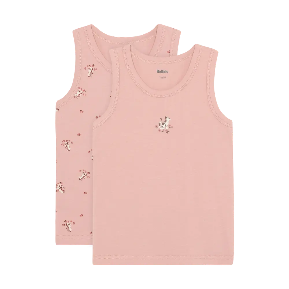Linne 2-pack - Misty Rose - 100 | Barnkläder - Underkläder & pyjamas - Underkläder | BabyMode