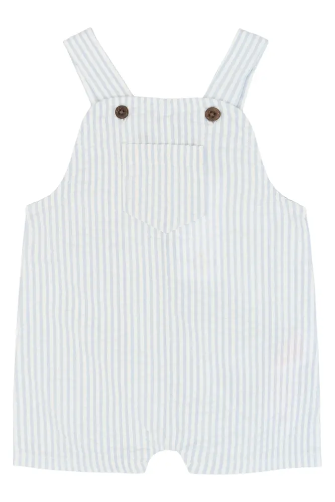 Toby Hängselbyxor - Heather Striped - 62 | Barnkläder - Underdelar - Hängsel & jumpsuits | BabyMode