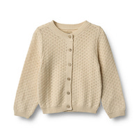 Stickad kofta Magnella - Sandshell