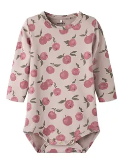 Ofelly Långärmad Body - Bark | Kläder - Bodys & overaller - Långärmad body | BabyMode