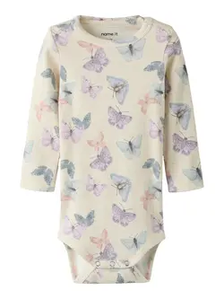 Filua Långärmad Body - Peyote | Barnkläder - Bodys & overaller - Långärmad body | BabyMode