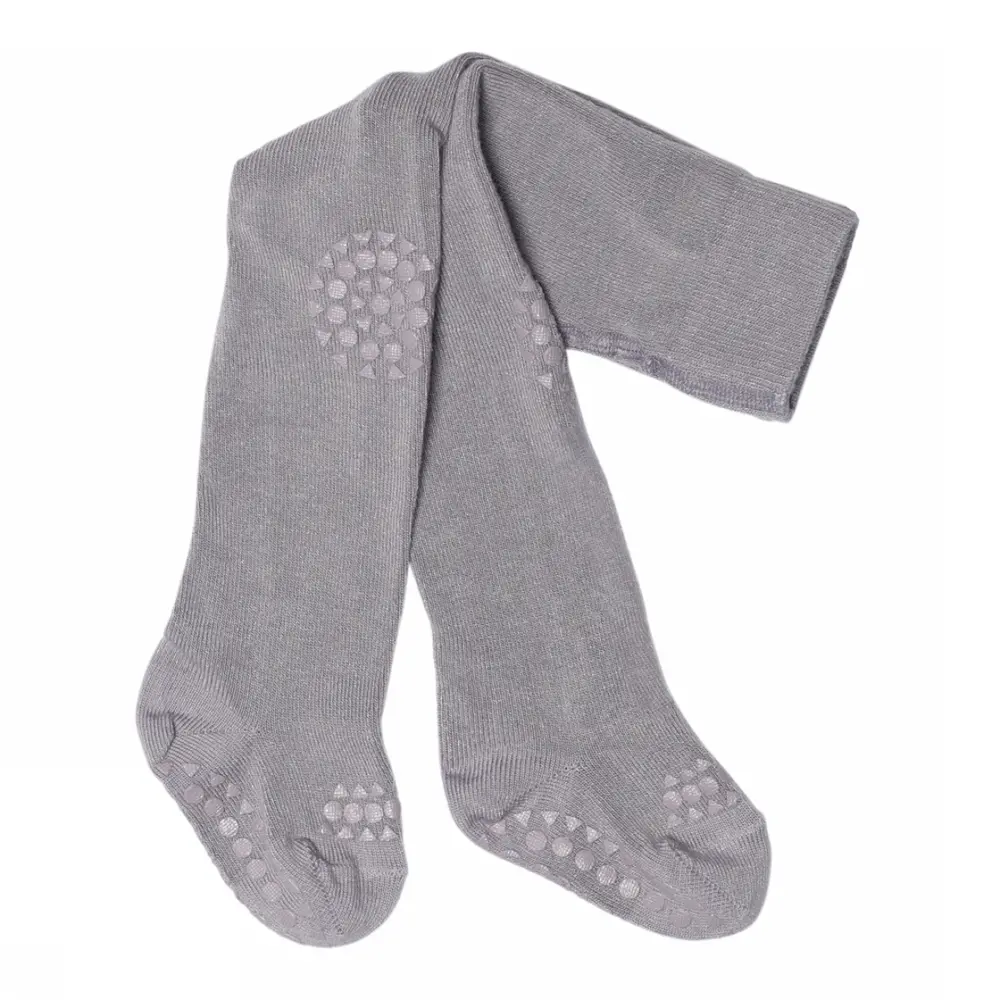 Krypbyxor Bamboo - Lavender Gray - 6-12 MDR. | Barnkläder - Strumpor & strumpbyxor - Strumpbyxor | BabyMode