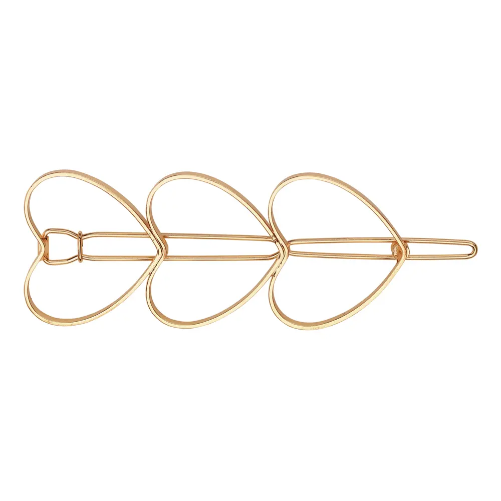 Hjärta Hårspänne - Guld - ONE-SIZE | Barnkläder - Temakläder - Festkläder & tillbehör - Håraccessoarer | BabyMode