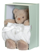 Giftbox Filt & Gosedjur - Beige
