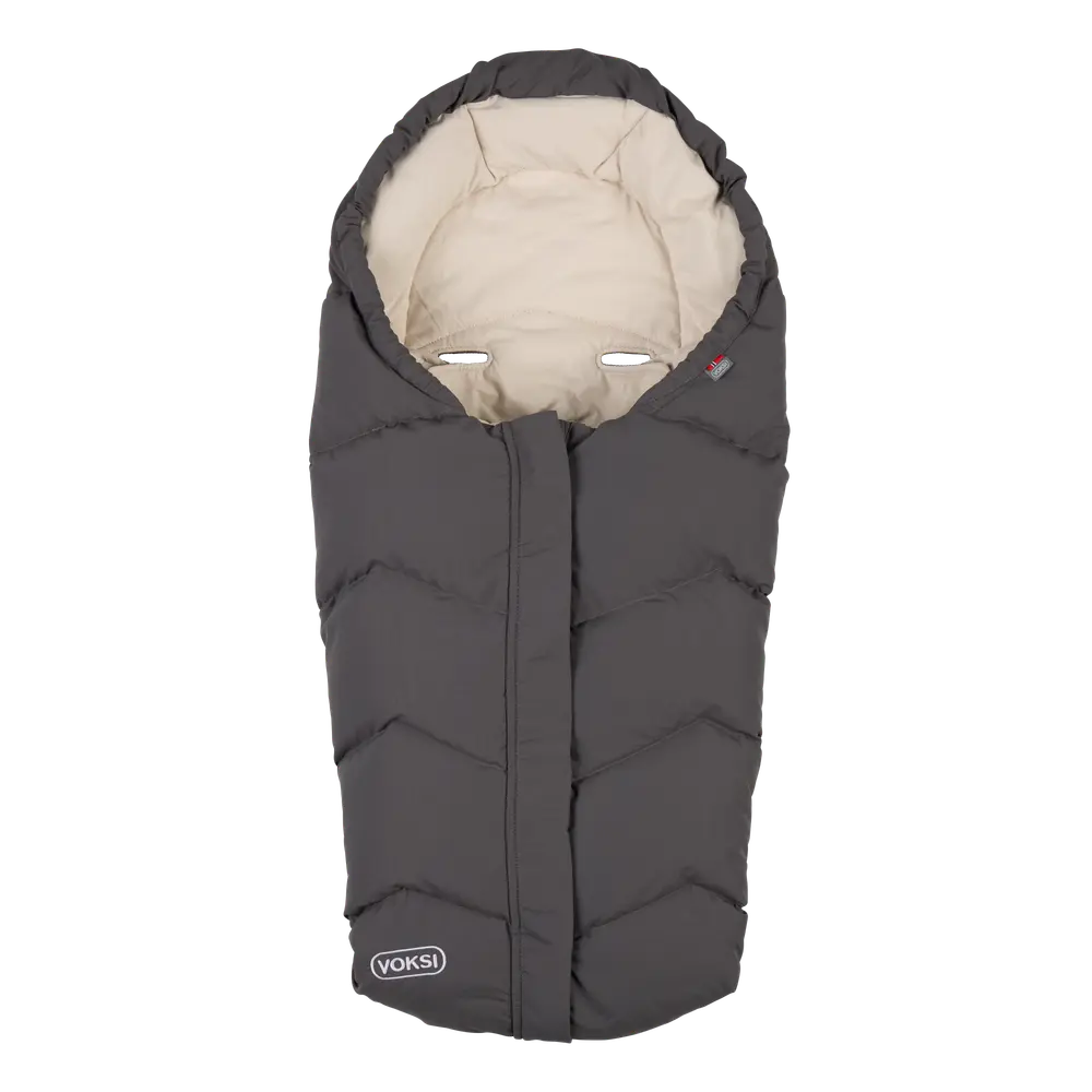 Voksi® Move Åkpåse - Grey Solid | Barnvagnar - Barnvagnstillbehör - Åkpåsar | BabyMode